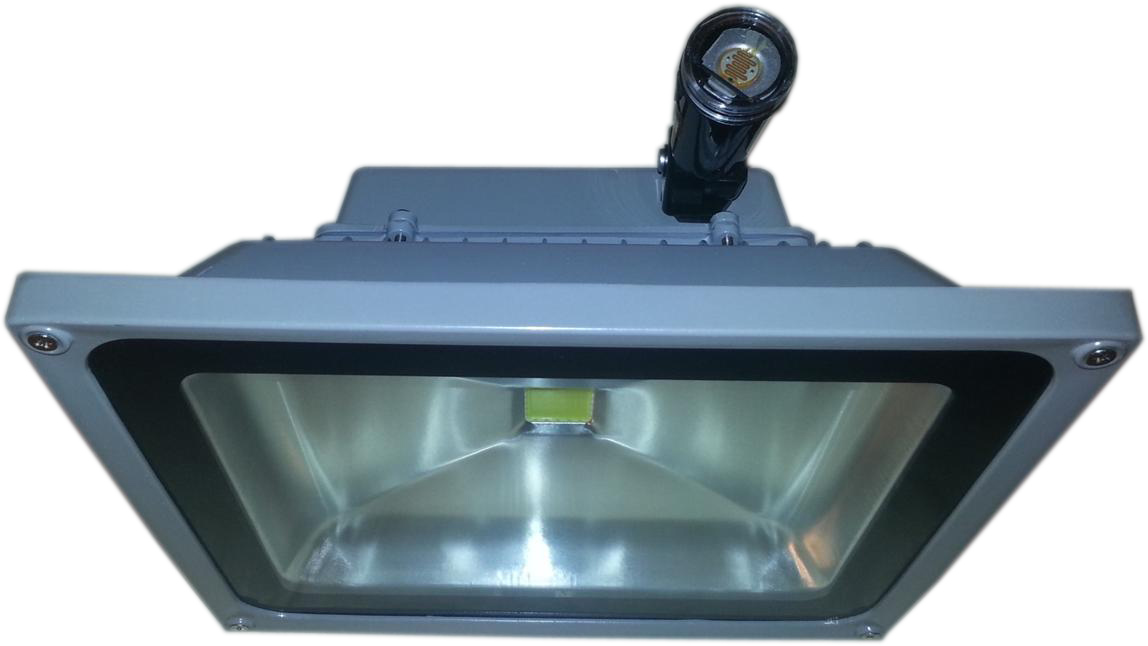 LED Flood Light with Adjustable Photo-eye - front